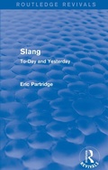 Cover: Slang - Routledge