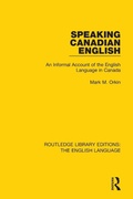 Cover: Speaking Canadian English - Routledge
