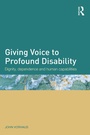 Cover: Giving Voice to Profound Disability - Routledge