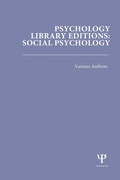 Cover: Psychology Library Editions: Social Psychology - Psychology Press Ltd
