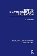 Cover: Truth, Knowledge and Causation - Routledge
