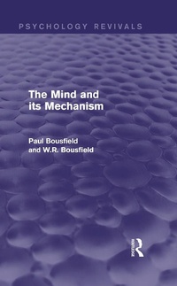 Enlarge image Cover: The Mind and its Mechanism - Routledge