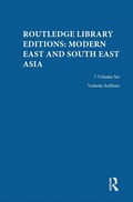 Cover: Routledge Library Editions: Modern East and South East Asia - Routledge