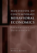 Cover: Handbook of Contemporary Behavioral Economics - Routledge