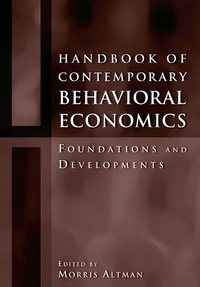 Enlarge image Cover: Handbook of Contemporary Behavioral Economics - Routledge