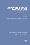 Cover: Applying Social Psychology - Psychology Press Ltd