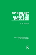Cover: Psychology and its Bearing on Education - Routledge
