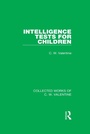Cover: Intelligence Tests for Children - Routledge