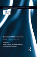 Cover: European Media in Crisis - Routledge