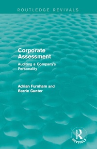 Abbildung von: Corporate Assessment (Routledge Revivals) - Routledge