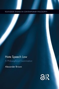 Cover: Hate Speech Law - Routledge