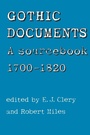 Cover: Gothic Documents - Manchester University Press