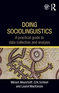 Cover: Doing Sociolinguistics - Routledge