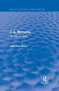 Abbildung von: I. A. Richards (Routledge Revivals) - Routledge