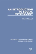 Cover: An Introduction to Social Psychology - Psychology Press Ltd