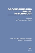 Cover: Deconstructing Social Psychology - Psychology Press Ltd