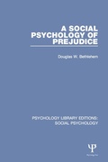 Cover: A Social Psychology of Prejudice - Psychology Press Ltd