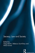 Cover: Secrecy, Law and Society - Routledge
