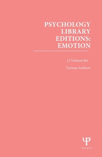 Abbildung von: Psychology Library Editions: Emotion - Psychology Press Ltd