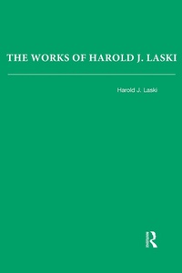 Abbildung von: The Works of Harold J. Laski - Routledge