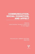 Cover: Communication, Social Cognition, and Affect (PLE: Emotion) - Psychology Press Ltd