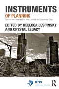 Cover: Instruments of Planning - Routledge