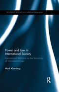 Abbildung von: Power and Law in International Society - Routledge