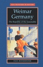 Cover: Weimar Germany - Manchester University Press