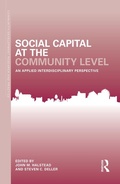 Cover: Social Capital at the Community Level - Routledge