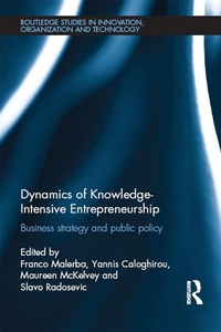 Enlarge image Cover: Dynamics of Knowledge Intensive Entrepreneurship - Routledge