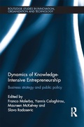 Cover: Dynamics of Knowledge Intensive Entrepreneurship - Routledge