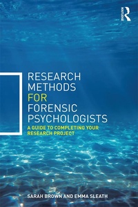 Enlarge image Cover: Research Methods for Forensic Psychologists - Routledge