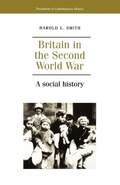 Cover: Britain in the Second World War - Manchester University Press
