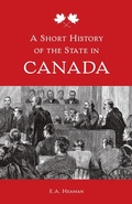 Cover: A Short History of the State in Canada - University of Toronto Press