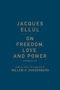 Cover: On Freedom, Love, and Power - University of Toronto Press