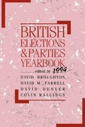 Cover: British Elections and Parties Yearbook 1994 - Routledge
