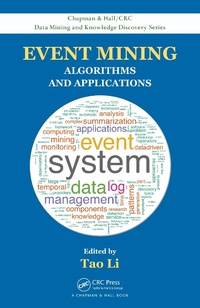 Enlarge image Cover: Event Mining - Chapman & Hall/CRC
