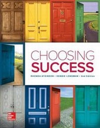 Enlarge image Cover: Choosing Success - Irwin/McGraw-Hill