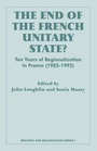 Cover: The End of the French Unitary State? - Routledge