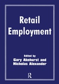 Cover: Retail Employment - Routledge