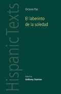 Cover: El laberinto de la soledad by Octavio Paz - Manchester University Press