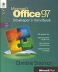 Enlarge image Cover: Developing Applications with Microsoft Office 97 - Microsoft Press