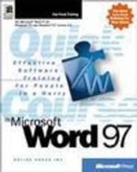 Enlarge image Cover: A Quick Course in Microsoft Word 97 - Microsoft Press