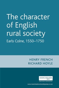 Enlarge image Cover: The Character of English Rural Society - Manchester University Press