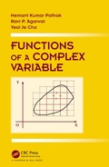 Cover: Functions of a Complex Variable - Chapman & Hall/CRC