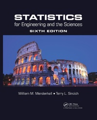 Enlarge image Cover: Statistics for Engineering and the Sciences - Chapman & Hall/CRC