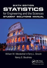 Enlarge image Cover: Statistics for Engineering and the Sciences Student Solutions Manual - Chapman & Hall/CRC
