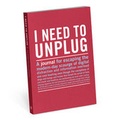 Cover: I Need to Unplug Mini Inner-Truth Journal - Knock Knock