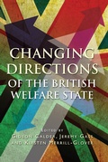 Cover: Changing Directions of the British Welfare State - University of Wales Press