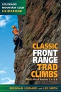Cover: Classic Front Range Trad Climbs - Mountaineers Books